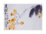 Loquats Lámina giclée por Baishi Qi Loquats Lámina giclée por Baishi Qi