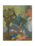 At the Milliner's, circa 1898 Giclée-Druck von Edgar Degas