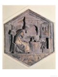 The Art of Forging, decorative relief panels from a series of the practitioners of the Arts Lámina giclée por Andrea Pisano The Art of Forging, decorative relief panels from a series of the practitioners of the Arts Lámina giclée por Andrea Pisano