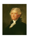 Thomas Jefferson (1743-1826) Third President of the United States of America (1801-1809) Reproduction procédé giclée par George Peter Alexander Healy