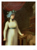 Charlotte Corday (1768-93) and the Assassination of Jean Paul Marat (1743-93), 13th July 1793 Giclée-Druck