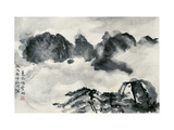 Cloud-surounded Peaks Lámina giclée por Yongsun Huang