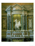 The Cornaro Chapel,detail of the altar with 'The Ecstasy of St. Teresa'  Lámina giclée por Giovanni Lorenzo Bernini