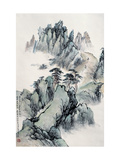 Serial Peaks of Mt. Huang Lámina giclée por Yongsun Huang