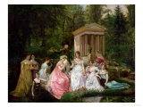 The Rose of Malmaison, circa 1867 Giclée-Druck von Jean Louis Victor Viger du Vigneau
