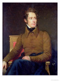 Portrait of Alphonse De Lamartine (1790-1869), 1831 Giclee Print by Francois Gerard