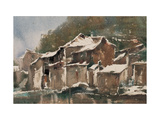 Spring Snow Giclee Print by Wanqi Zhang