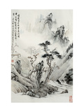 A Visit to Mt. Xi Lámina giclée por Yongsun Huang