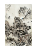 Mountains in West Garden, China Lámina giclée por Yongsun Huang