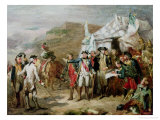 Sketch for the Battle of Yorktown, 1st to 17th October 1781, circa 1836 Giclee Print by Louis Charles Auguste Couder