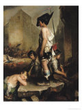 The Little Patriots, 1830 Giclee Print by Philippe-Auguste Jeanron
