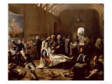 An Ambulance During the French Campaign, 1814 Giclee Print by Pierre Roch Vigneron