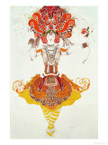 Ballet Costume for 'The Firebird', by Stravinsky Stampa giclée di Leon Bakst Ballet Costume for 'The Firebird', by Stravinsky Stampa giclée di Leon Bakst