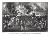 Bombardment of Fort Sumter, Charleston Harbour from Fort Moultrie, 12th & 13th April 1861 Giclee Print
