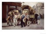Delivering Flour, 1885 Giclee Print by Louis Robert Carrier-Belleuse
