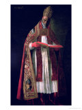 St. Gregory the Great (circa 540-604) Giclee Print by Francisco de Zurbarán