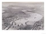 Bird's-Eye View of New Orleans, from "The History of the United States," Vol. II, by Charles Mackay Giclee Print by John Wells