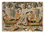 The Triumph of Neptune and Amphitrite, Detail of Cupids Fishing Giclee Print