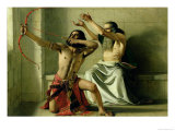 Joash Shooting the Arrow of Deliverance, 1844 Giclee Print by William Dyce