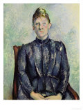 Madame Cezanne, circa 1885-90 Giclee Print by Paul Cézanne