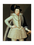 James I, Half-Length Portrait reproduction procédé giclée par John Decritz the Elder