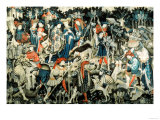 The Devonshire Hunting Tapestries, Boar and Bear Hunt, Probably Arras, 1425-50 Giclee Print