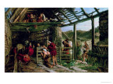 The Nativity Giclee Print by William Bell Scott