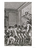 An Orgy, Illustration from "Histoire De Juliette" by the Marquis De Sade, 1797 Giclee Print