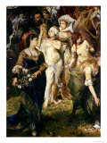Detail of Entrance of Emperor Charles V (1500-58) into Antwerp in 1520, 1878 Giclee Print by Hans Makart