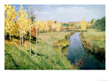 Golden Autumn, 1895 Reproduction procédé giclée par Isaak Ilyich Levitan