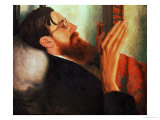 Lytton Strachey, (1880-1932) 1916 Giclee Print by Dora Carrington