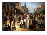 Napoleon Bonaparte (1769-1821) Receiving Queen Louisa of Prussia (1776-1810) at Tilsit Giclee Print by Nicolas Louis Francois Gosse