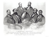 The First Colored Senator and Representatives, in the 41st and 42nd Congress of the United States Giclee Print