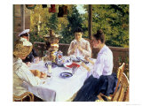 At the Tea-Table, 1888 reproduction procédé giclée par Konstantin A. Korovin