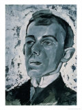 Portrait of the Poet Ossip Mandelstam (1891-1938) Giclee-trykk av Lev Aleksandrovitc Bruni