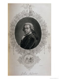 John Adams (1735-1826) from "The History of the United States," Vol. I, by Charles Mackay reproduction procédé giclée par John Singleton Copley