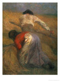Harvesting Giclee Print by Adolphe Joseph Thomas Monticelli