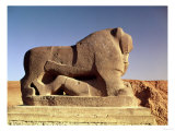 The Lion of Babylon, an over Life-Size Figure of a Lion Trampling a Man, Probably of Hittite Origin Giclee Print