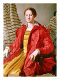 Portrait of Eleonora da Toledo (1519-74), c.1550s  Lámina giclée por Agnolo Bronzino