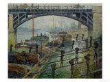 The Coal Workers, 1875 Giclée-Druck von Claude Monet
