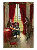 La Salle Petitions the King for Permission to Explore the Mississippi Giclee Print by Howard Pyle