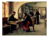 The Application, 1893 Giclee Print by Solomon Yakovlevich Kishinevsky