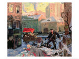 February 27, 1917, 1917 reproduction procédé giclée par Boris Kustodiyev