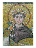 Emperor Justinian I (483-565) circa 547 AD Giclée-Druck