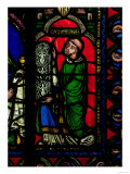 The Tree of Jesse Window, Detail Depicting Abbot Suger (circa 1081-1151) Giving a Window Lámina giclée The Tree of Jesse Window, Detail Depicting Abbot Suger (circa 1081-1151) Giving a Window Lámina giclée