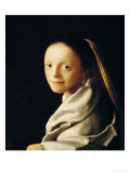 Portrait of a Young Woman, circa 1663-65 Giclee Print by Jan Vermeer