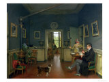 Interior of a Dining Room, 1816 reproduction procédé giclée par Martin Drolling