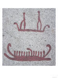 Ships and Their Crews (Rock Carving) Giclee Print