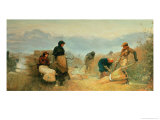 On the Fens, 1878 reproduction procédé giclée par Robert Walker Macbeth