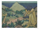 Nudes in Dunes, circa 1919-20 Reproduction procédé giclée par Otto Mueller